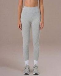 Legginsy Softform™ - Szary melanż. Szare legginsy JOY STUDIO, bez wzorów, z materiału, długie. Za 243.00 zł.