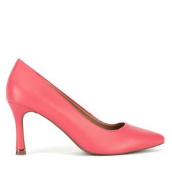 Szpilki Lasocki. Czerwone czółenka Lasocki, bez wzorów, bez obcasa, na szpilce, bez zapięcia. Za 229.99 zł.