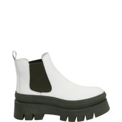 SZTYBLETY DAMSKIE H66 VITELL BIANC. Botki Venezia, bez wzorów, ze skóry, bez obcasa, bez zapięcia. Za 249.00 zł.