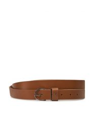 Calvin Klein Pasek Damski Ck Metal Loop Round Buckle 2.5 K60K613147 Brązowy. Brązowe paski Calvin Klein, bez wzorów, ze skóry. Za 119.99 zł.