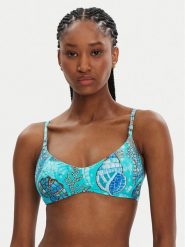 Seafolly Góra od bikini La Mer 31465-214 Turkusowy. Niebieskie bikini Seafolly, bez wzorów, z syntetyku. Za 339.99 zł.