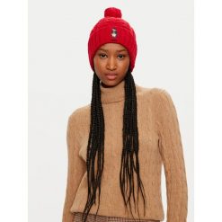 Czapka Polo Ralph Lauren. Czerwone czapki zimowe Polo Ralph Lauren, bez wzorów. Za 319.99 zł.