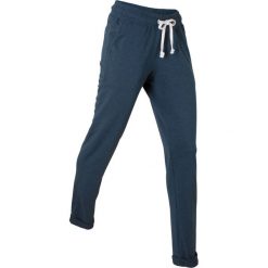 Spodnie dresowe do relaksu, długie bonprix ciemnoniebieski melanż. Spodnie sportowe marki bonprix. Za 37.99 zł.