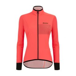 Kurtka rowerowa damska Santini Guard Nimbus. Brązowe kurtki do biegania SANTINI, na jesień, m, bez wzorów, bez kaptura, rowerowe. Za 339.99 zł.