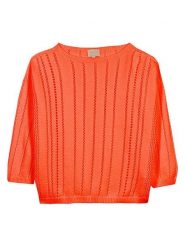 Herrlicher Sweter w kolorze pomarańczowym rozmiar: S. Pomarańczowe swetry Herrlicher, s, bez wzorów, bez ramiączek. Za 152.99 zł.