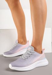 Jasnoszare Buty Sportowe Sneakersy Zdobione Efektem Ombre Banelissa. Szare buty sportowe lifestyle Renee, z aplikacjami, bez zapięcia, na fitness i siłownię. W wyprzedaży za 91.99 zł.