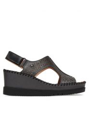 Pikolinos Sandały Aguadulce W3Z-1623Clc1 Brązowy. Brązowe sandały Pikolinos, bez wzorów, ze skóry, bez obcasa, na koturnie, bez zapięcia. Za 599.99 zł.