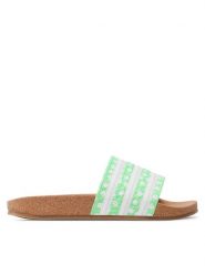 Adidas Klapki adilette w GX9484 Zielony. Zielone klapki adidas, bez wzorów, z tworzywa sztucznego, sportowe, bez obcasa, bez zapięcia. Za 199.99 zł.
