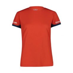 Koszulka damska CMP. Brązowe t-shirty sportowe CMP, l, bez wzorów, z materiału, bez ramiączek, trekkingowe. Za 69.99 zł.