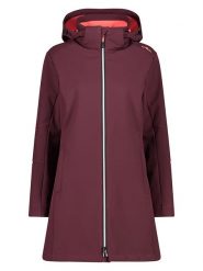 CMP Płaszcz softshellowy w kolorze czerwonym rozmiar: 38. Czerwone płaszcze CMP, bez wzorów, sportowe, bez kaptura. Za 249.95 zł.