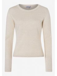 More & More Sweter w kolorze beżowym rozmiar: 44. Brązowe swetry More & More, bez wzorów, bez ramiączek. Za 82.95 zł.
