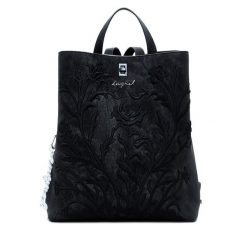 Torebka Desigual. Czarne torebki klasyczne Desigual, bez wzorów, klasyczne, bez dodatków. Za 329.99 zł.