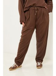 Curvy Lady Spodnie w kolorze brązowym rozmiar: 40/42. Brązowe spodnie materiałowe Curvy Lady, bez wzorów, z materiału, klasyczne, z standardowym stanem. Za 170.07 zł.