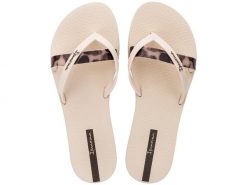 Klapki japonki damskie Ipanema Kirei Chic. Brązowe japonki Ipanema, bez wzorów, z gumy. Za 62.99 zł.