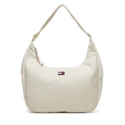 Torebka Tommy Jeans. Brązowe shopper bag Tommy Jeans, bez wzorów, z jeansu, bez dodatków. Za 429.99 zł.
