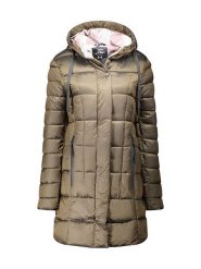 Canadian Peak Płaszcz zimowy "Bullieak" w kolorze khaki rozmiar: L. Brązowe płaszcze Canadian Peak, na zimę, l, bez wzorów, z puchu, bez kaptura. Za 335.82 zł.