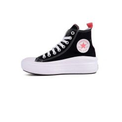 Tenisówki Converse Model Ctas Move Hi Kolor Czarny. Czarne trampki Converse, bez wzorów, z tkaniny, bez zapięcia. Za 273.99 zł.