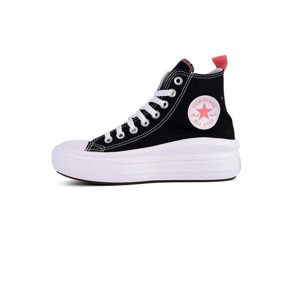 Tenisówki Converse Model Ctas Move Hi Kolor Czarny. Czarne trampki Converse, bez wzorów, z tkaniny, bez zapięcia. Za 274.99 zł.