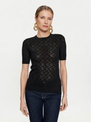 Guess Sweter Belle W4GR15 Z36O0 Czarny Regular Fit. Czarne swetry Guess, s, z aplikacjami, z syntetyku, bez ramiączek. Za 169.99 zł.