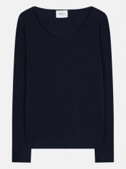 Perfect Cashmere Kaszmirowy sweter "Lindsay" w kolorze granatowym rozmiar: XXL. Niebieskie swetry Perfect Cashmere, xxl, bez wzorów, z kaszmiru, bez ramiączek. Za 257.14 zł.