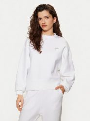 Lacoste Bluza SF5614 Biały Oversize. Białe bluzy Lacoste, bez wzorów, z bawełny, bez kaptura. Za 449.99 zł.