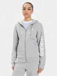 Adidas Bluza Essentials Linear IC6866 Szary Regular Fit. Szare bluzy adidas, xs, bez wzorów, z bawełny, bez kaptura. Za 189.99 zł.