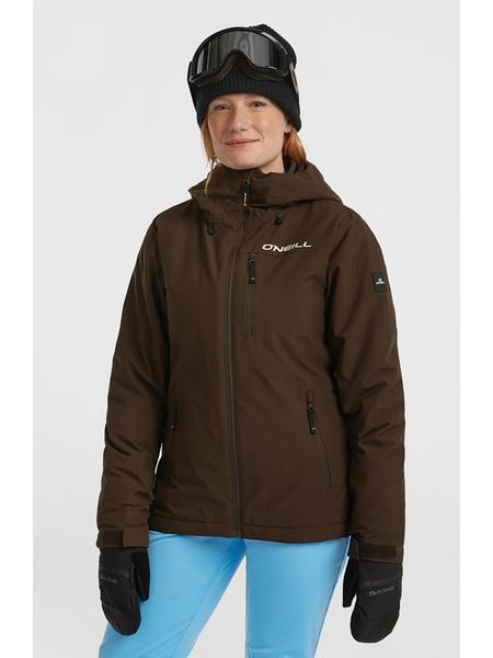 O'Neill Kurtka narciarska w kolorze brązowym rozmiar: M. Brązowe kurtki narciarskie O'Neill, m, bez wzorów, bez kaptura, narciarskie. Za 549.06 zł.