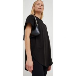 G-Star Raw t-shirt bawełniany kolor czarny. Czarne t-shirty G-Star Raw, m, z aplikacjami, z bawełny, retro, bez kołnierzyka, bez ramiączek. W wyprzedaży za 194.99 zł.