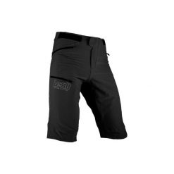 Szorty Leatt Enduro 3.0. Czarne szorty sportowe LEATT, bez wzorów, z materiału, rowerowe. Za 428.25 zł.