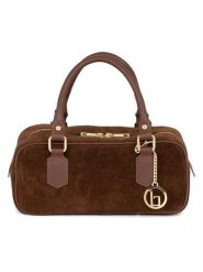 Lia Biassoni Skórzana torebka "Sardagna" w kolorze brązowym - 27 x 14 x 12 cm rozmiar: onesize. Brązowe torebki klasyczne Lia Biassoni, bez wzorów, z materiału, przez ramię, bez dodatków. Za 282.99 zł.