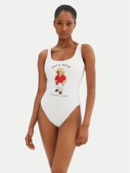 Polo Ralph Lauren Strój kąpielowy 21598410 Biały. Białe stroje jednoczęściowe Polo Ralph Lauren, bez wzorów, z syntetyku. Za 1,009.00 zł.