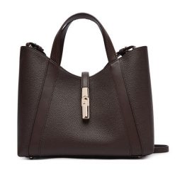 Torebka Furla. Brązowe torebki klasyczne Furla, bez wzorów, klasyczne, bez dodatków. Za 1,304.00 zł.