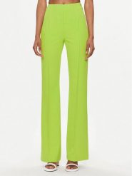 Liu Jo Spodnie materiałowe CA4137 J1930 Zielony Flare Fit. Zielone spodnie materiałowe Liu Jo, bez wzorów, z materiału. Za 449.99 zł.