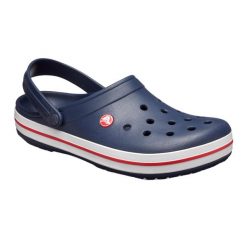 Chodaki Crocs Crocband. Białe klapki Crocs, bez wzorów, do pływania. W wyprzedaży za 160.85 zł.