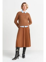 Rich & Royal Sweter w kolorze karmelowym rozmiar: S. Brązowe swetry Rich & Royal, s, bez wzorów, bez ramiączek. Za 251.53 zł.