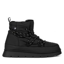 Śniegowce Gap. Czarne śniegowce GAP, bez wzorów, bez zapięcia. Za 229.99 zł.