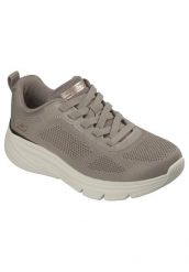 Buty SKECHERS BOBS ARCH FIT ELEV8 Beżowy. Brązowe buty trekkingowe Skechers, z materiału, bez zapięcia. Za 282.99 zł.