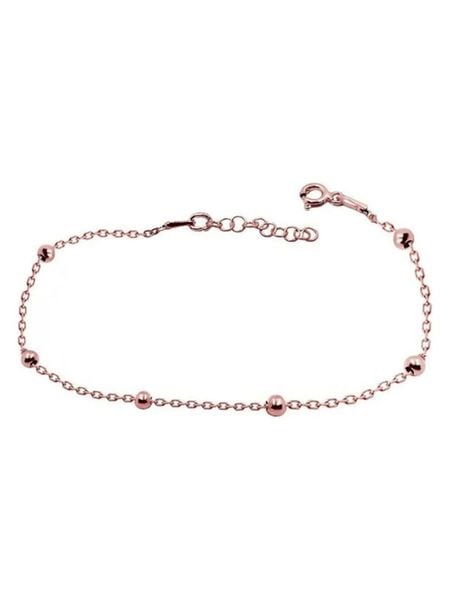 Miu Silver Pozłacana bransoletka z elementami ozdobnymi rozmiar: onesize. Różowe bransoletki Miu Silver, pozłacane. Za 82.99 zł.