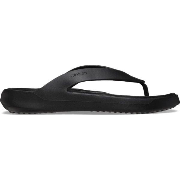 Japonki damskie Crocs Getaway Flip. Czarne japonki Crocs, bez wzorów, sportowe. W wyprzedaży za 171.50 zł.