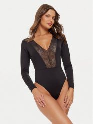 YSABEL MORA Body 10093 Czarny. Czarne body i gorsety ysabel mora, bez wzorów, z syntetyku, bez ramiączek. Za 199.99 zł.
