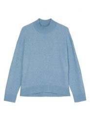 Marc O´Polo Sweter w kolorze błękitnym rozmiar: XXL. Niebieskie swetry xxl, bez wzorów, bez ramiączek. Za 193.70 zł.