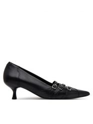 Vagabond Shoemakers Szpilki Lykke 5714-101-20 Czarny. Czarne szpilki Vagabond Shoemakers, bez wzorów, ze skóry, bez obcasa, na szpilce, bez zapięcia. Za 479.99 zł.