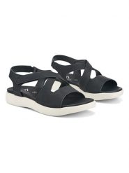 Freyling Sandały w kolorze czarnym rozmiar: 36. Czarne sandały Freyling, bez wzorów, klasyczne, z otwartym noskiem, bez obcasa, bez zapięcia. Za 82.99 zł.