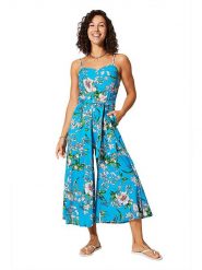 Ipanima Kombinezon w kolorze niebieskim rozmiar: 34/36. Niebieskie kombinezony Ipanima, bez wzorów, bez kołnierzyka, bez ramiączek. Za 100.99 zł.