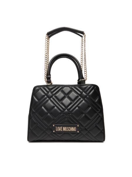 LOVE MOSCHINO Torebka JC4111PP0NLA0000 Czarny. Czarne torebki klasyczne Love Moschino, bez wzorów, ze skóry, bez dodatków. Za 739.99 zł.