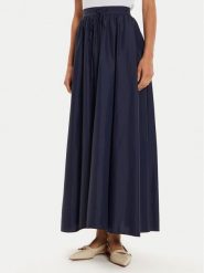STAUD Spódnica trapezowa Eden R24P6106TN Granatowy Regular Fit. Niebieskie spódnice STAUD, s, bez wzorów, z syntetyku, trapezowe. Za 949.99 zł.