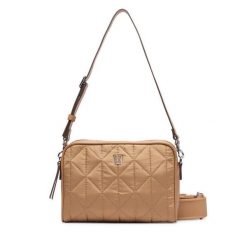 Torebka Calvin Klein. Brązowe listonoszki Calvin Klein, bez wzorów, bez dodatków. Za 409.99 zł.