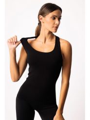 Spaio Top sportowy "Adapt" w kolorze czarnym rozmiar: M. Czarne topy sportowe Spaio, m, bez wzorów, z materiału, outdoorowe. Za 122.96 zł.