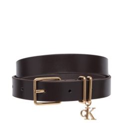 Pasek Calvin Klein. Brązowe paski Calvin Klein, bez wzorów. Za 249.99 zł.