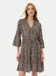 Vero Moda Sukienka codzienna Melba 10329936 Brązowy Loose Fit. Brązowe sukienki Vero Moda, na co dzień, l, bez wzorów, z wiskozy, bez kołnierzyka, bez ramiączek, proste. Za 99.99 zł.